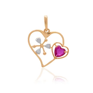 Rose Gold Diamond Pendant
