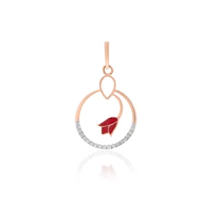 Rose Gold Diamond Pendant