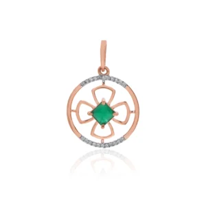 Rose Gold Diamond Pendant