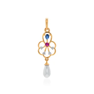 Yellow Gold Diamond Pendant