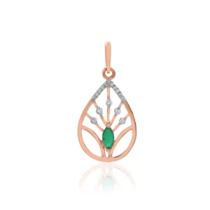 Rose Gold Diamond Pendant
