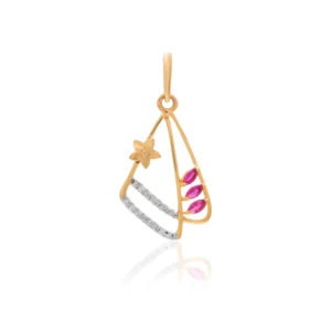 Yellow Gold Diamond Pendant