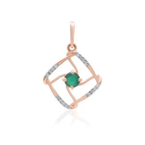 Rose Gold Diamond Pendant