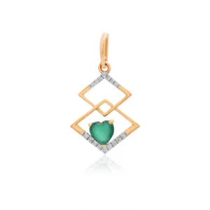Yellow Gold Diamond Pendant