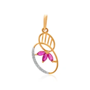 Yellow Gold Diamond Pendant